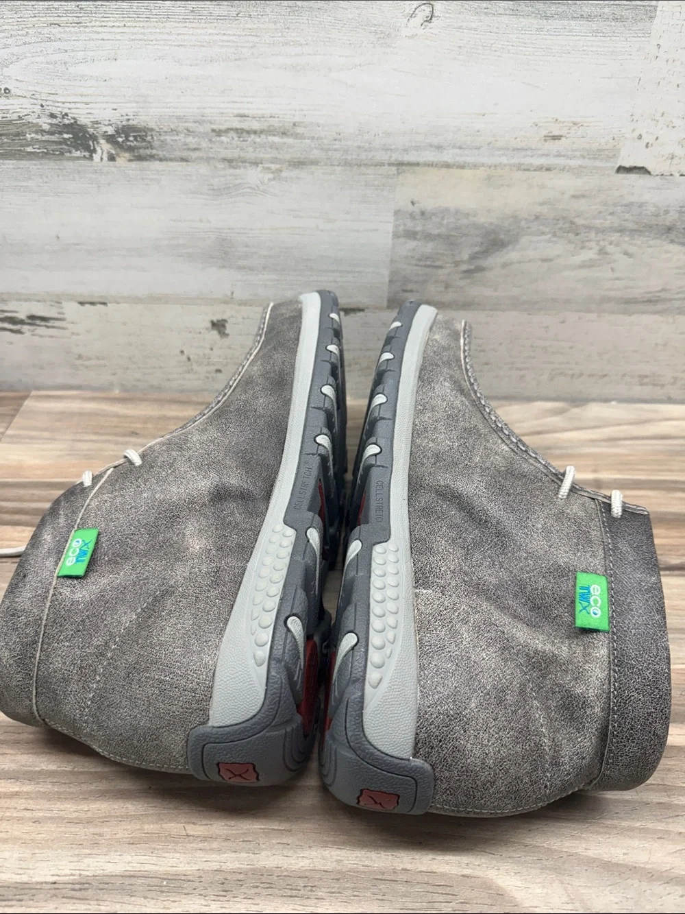 Twisted X Chukka Driving Moc Grey Mens Size 12M NWT